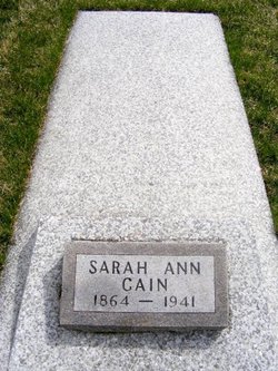 Sarah Ann <I>Stucke</I> Cain 