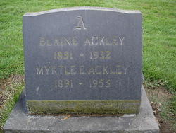 Blaine Ackley 
