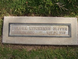 Delpha Helena <I>Kitchener</I> Oliver 