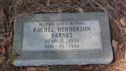 Rachel <I>Henderson</I> Barnes 