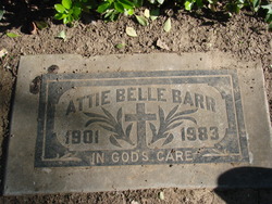 Attie Belle <I>Gray</I> Barr 