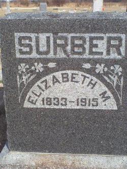 Elizabeth Mary <I>Kier</I> Surber 