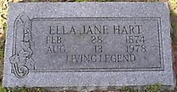 Ella Jane <I>Montgomery</I> Hart 