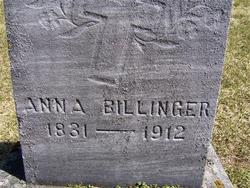 Anna <I>Daller</I> Billinger 