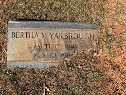 Bertha M Yarbrough 