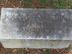 Senator John Philip Thomas Mathias 