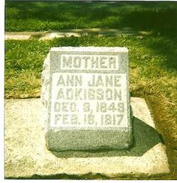 Ann Jane <I>Nelson</I> Adkisson 