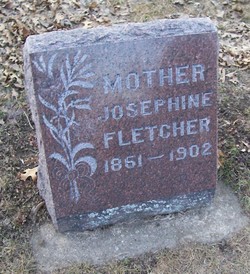 Josephine Eva “Josie” <I>Grover</I> Fletcher 