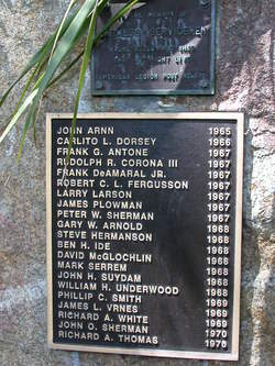 Carmel CA Vietnam War Memorial 