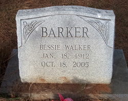 Bessie Mae <I>Walker</I> Barker 