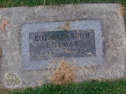Elizabeth <I>Smith</I> Colman 