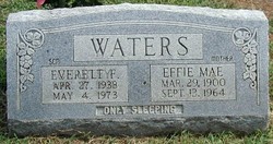 Effie Mae <I>Seaton</I> Waters 