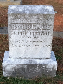 Bettie R <I>Pittard</I> Ragsdale 