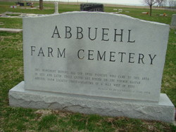 Memorial  -  Swiss Pioneers Abbuehl Farm Cemetery 