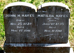 Matilda <I>Pack</I> Hayes 