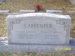 Frances D. <I>Sieling</I> Carpenter 