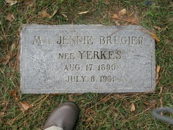 Jennie Annette <I>Yerkes</I> Brugier 