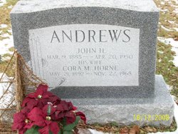 Cora M. <I>Horne</I> Andrews 