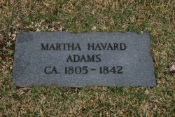 Martha <I>Havard</I> Adams 