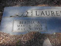 Bertha Adeline <I>Beard</I> Laurence 