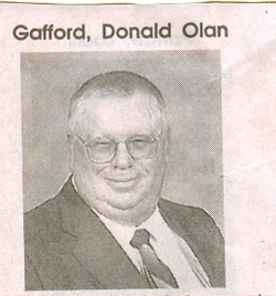 Donald Olan Gafford 