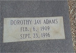 Dorothy J. <I>Jay</I> Adams 