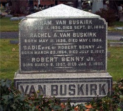 Mrs Rachel A. <I>Post</I> Van Buskirk 