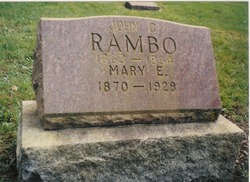 Mary Elizabeth <I>Turner</I> Rambo 