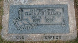 Clara Ann <I>Banks</I> Hilliard 