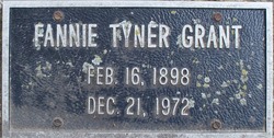 Fannie <I>Tyner</I> Grant 