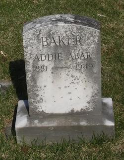 Addie <I>Abar</I> Baker 