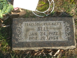 Flossie Ardell <I>Puckett</I> Bell 