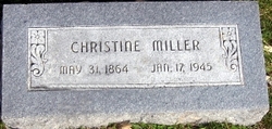 Christine <I>Christensen</I> Miller 