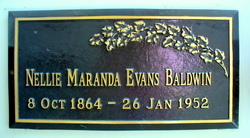 Nellie Maranda <I>Evans</I> Baldwin 