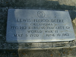 PFC Lewis Fixico Deere 