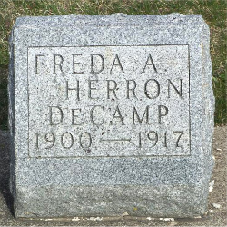 Freda Agnes <I>Herron</I> DeCamp 