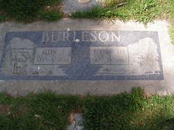 Bertha Lee <I>Bellah</I> Burleson 