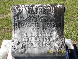 Elizabeth Jane “Lizzie” <I>McCaskill</I> Byrne 