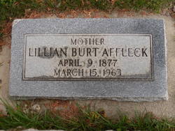 Lillian <I>Burt</I> Affleck 