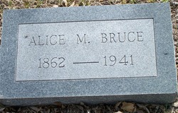 Alice M <I>Earp</I> Bruce 