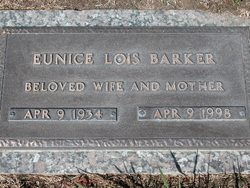 Eunice Lois <I>Hamilton</I> Barker 