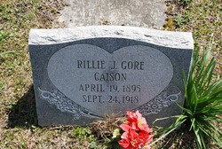 Rillie Jane <I>Gore</I> Caison 