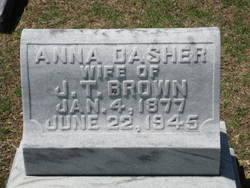 Anna <I>Dasher</I> Brown 