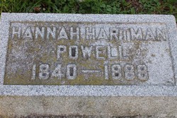 Hannah <I>Hartman</I> Powell 