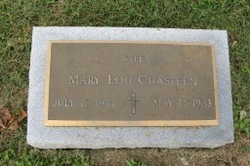 Mary Lou <I>Enderle</I> Chasteen 