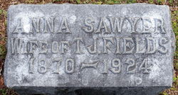 Anna Mary <I>Sawyer</I> Fields 