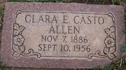 Clara Elizabeth <I>Casto</I> Allen 