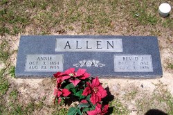 Annie Angeline <I>Clark</I> Allen 