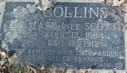 Mary <I>Scott</I> Collins 