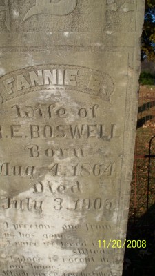 Fannie E. Boswell 